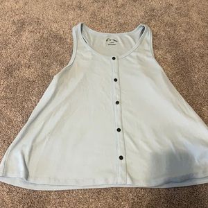 Girls light blue tank top